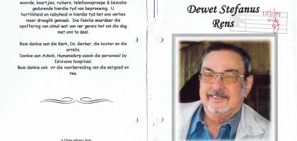 RENS-DeWet-Stefanus-1935-2008-M