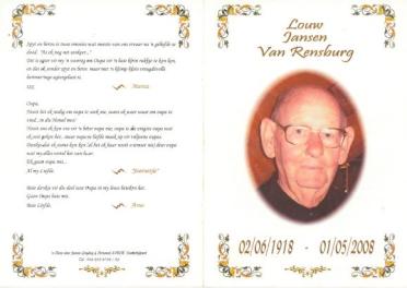 RENSBURG-JANSEN-VAN-Louw-1918-2008-M