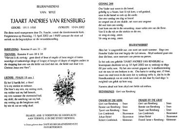 RENSBURG-VAN-Surnames-Vanne