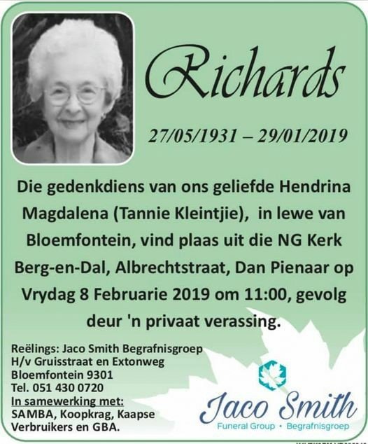 RICHARDS-Hendrina-Magdalena-Nn-TannieKleintjie-1931-2019-F_8