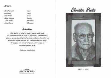 ROETS-Christiaan-Andries-Nn-Christie-1922-2016-M