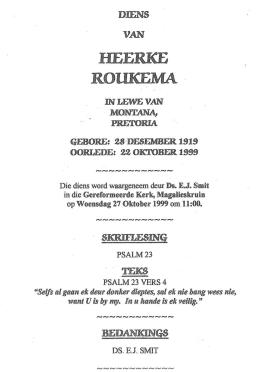 ROUKEMA-Heerke-1919-1999-M