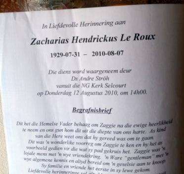 ROUX-LE-Zacharias-Hendrickus-Nn-Zaggie-1929-2010-M