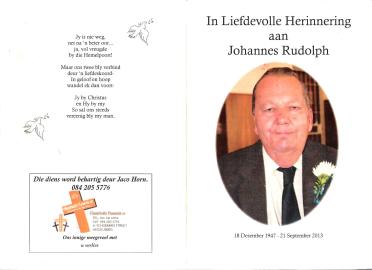 RUDOLPH-Johannes-1947-2013-M