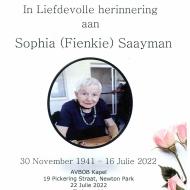 SAAYMAN-Sophia-Jacoba-Nn-Fienkie-1941-2022-F_1