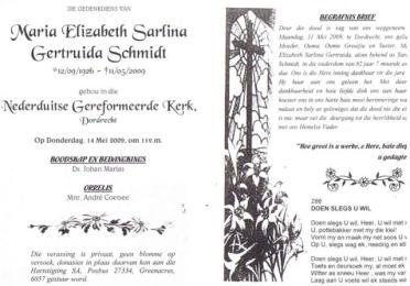 SCHMIDT-Maria-Elizabeth-Sarlina-Gertruida-Nn-Sarlina-1926-2009-F_2