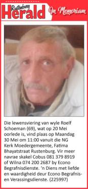 SCHOEMAN-Roelf-1953-2022-M