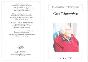 SCHOOMBEE-Gert-Theunis-VanWyk-Nn-Gert-1924-2012-M