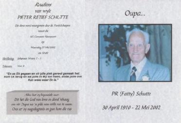 SCHUTTE-Pieter-Retief-Nn-PR.Fatty-1910-2002-M_1