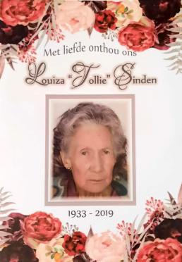 SINDEN-Louiza-Nn-Tollie-1933-2019-F