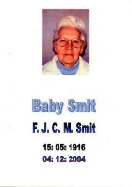 SMIT-Frederika-Johanna-Catharina-Maria-Nn-Baby-née-Lourens-1916-2004-F_99