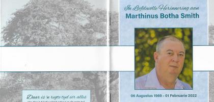 SMITH-Marthinus-Botha-Nn-Tinus-1969-2022-M