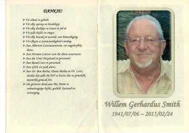 SMITH-Willem-Gerhardus-Nn-Willie.Wil.Dedda-1941-2015-M