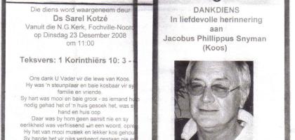 SNYMAN-Jacobus-Phillippus-1950-2008-M
