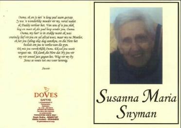 SNYMAN-Susanna-Maria-1920-2008-F