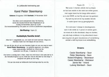 STEENKAMP-Karel-Pieter-Nn-Kallie-1930-2019-M-02