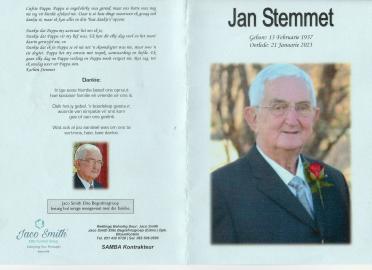 STEMMET-Johannes-Frederik-Nn-Jan-1937-2023-Dr-M