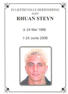 STEYN-Rhuan-1986-2006-M