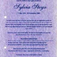 STEYN-Sylvia-1955-2012-F_1