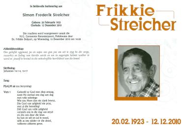 STREICHER-Simon-Frederik-1923-2010-M