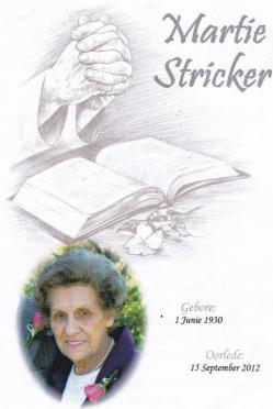 STRICKER-Martha-Johanna-Nn-Martie-1930-2012-F