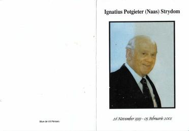 STRYDOM-Ignatius-Potgieter-Nn-Naas-1919-2001-M