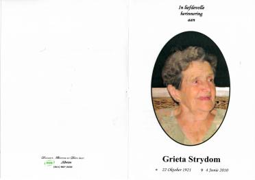 STRYDOM-Margaretha-Rosina-Nn-Grieta-née-Muller-1921-2010-F