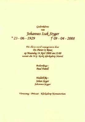 STYGER-Johannes-Izak-1929-2008-M_1