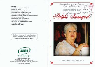 SWANEPOEL-Ralphi-1952-2014-F