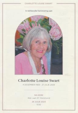 SWART-Charlotte-Louise-Nn-Charlotte.Lalie-1925-2023-F