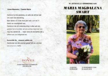 SWART-Maria-Magdalena-Nn-Marie-1928-2010-F