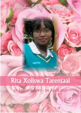 TARENTAAL-Rita-Xoliswa-1991-2021-F