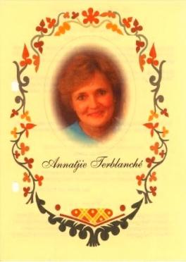 TERBLANCHÉ-Anna-Catharina-Nn-Annatjie-1953-1999-F_99