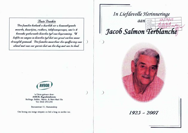 TERBLANCHE-Jacob-Salmon-1925-2007-M_1