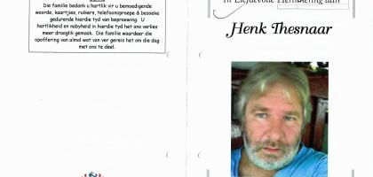 THESNAAR-Hendrik-Rudolph-Nn-Henk-1963-2011-M