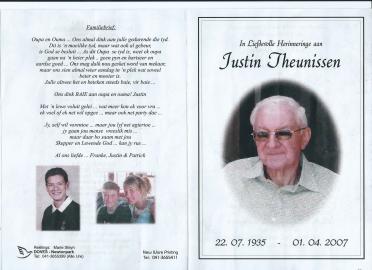 THEUNISSEN-Justin-1935-2007-M