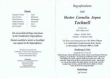 TOCKNELL-Hester-Cornelia-Arpen-Nn-Hester-1935-2009-F-02