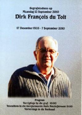 TOIT-DU-Dirk-Francois-Nn-Dirk.Chick.Dick-1935-2010-M