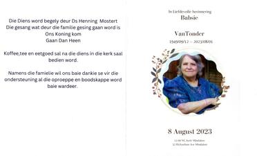 TONDER-VAN-Babsie-1949-2023-F-01