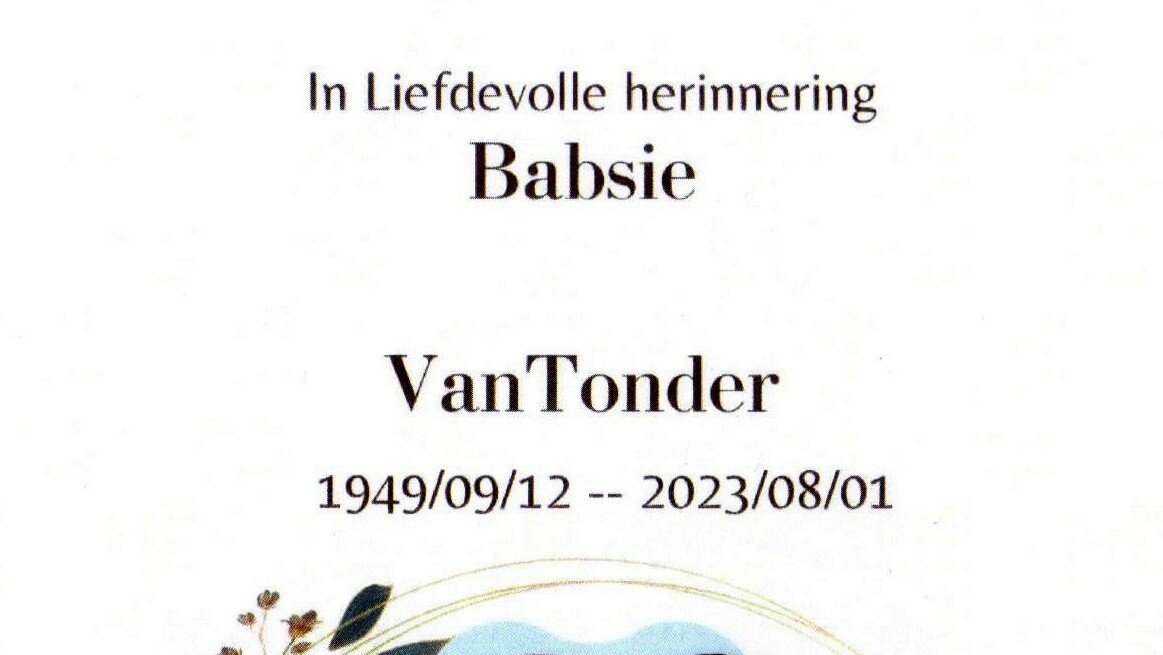 TONDER-VAN-Babsie-1949-2023-F_02