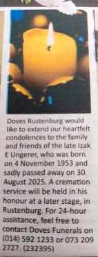 UNGERER-Izak-E-1953-2025-M-01