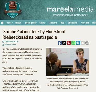 zHoërskool Riebeeckstad Bus Insident-05