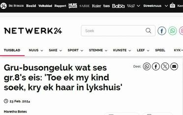 zHoërskool Riebeeckstad Bus Insident-07