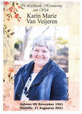 VEIJEREN-VAN-Karin-Marie-Nn-Kaatjie-1961-2021-F