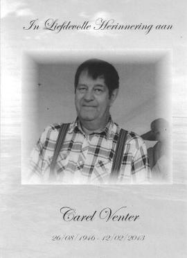 VENTER-Carel-1946-2013-M