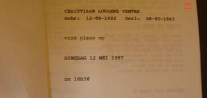VENTER-Christiaan-Lourens-1922-1987