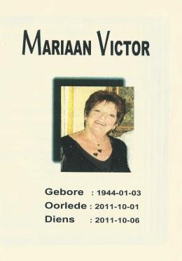 VICTOR-Mariaan-1944-2011-F