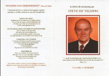 VILLIERS-DE-Stephanus-Malherbe-Nn-Steve-1922-2007-M