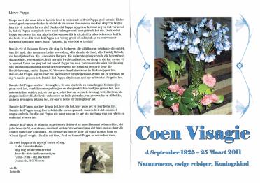 VISAGIE-Coen-1925-2011-M