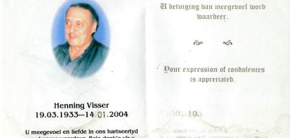 VISSER-Henning-1933-2004-M